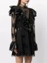 Macgraw Mini-jurk met doorzichtig vlak Zwart - Thumbnail 3