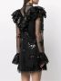 Macgraw Mini-jurk met doorzichtig vlak Zwart - Thumbnail 4