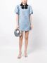 Macgraw Mini-jurk met jacquard patroon Blauw - Thumbnail 2