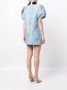 Macgraw Mini-jurk met jacquard patroon Blauw - Thumbnail 4
