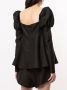 Macgraw Mouwloze blouse Zwart - Thumbnail 4