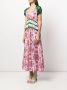 Macgraw Zijden maxi-jurk Roze - Thumbnail 3