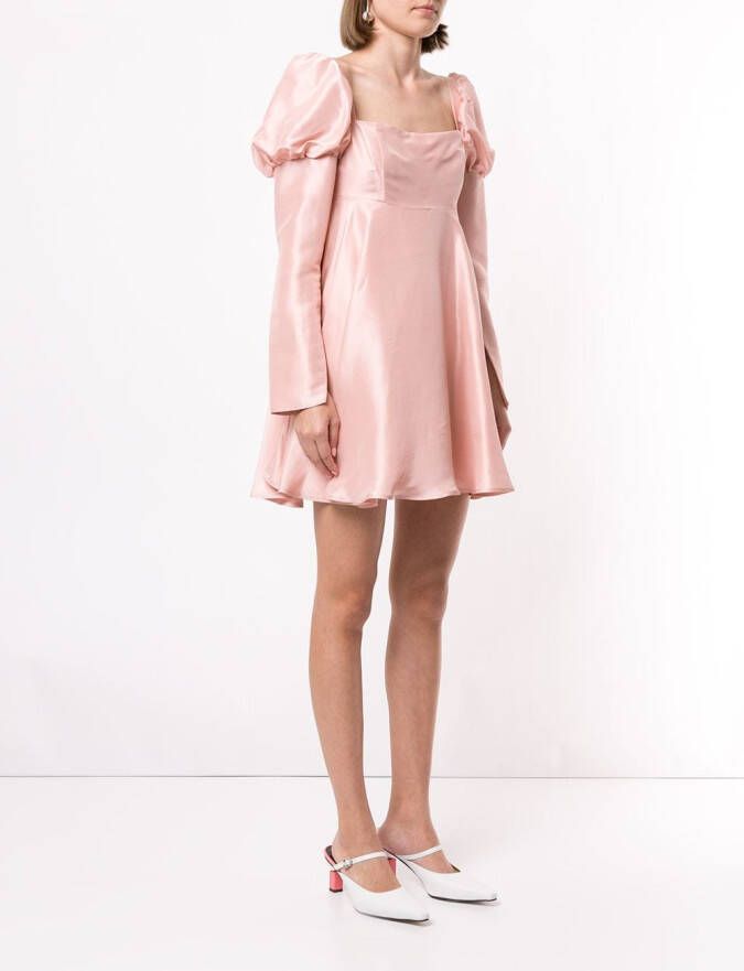 Macgraw Zijden mini-jurk Roze