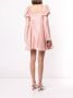Macgraw Zijden mini-jurk Roze - Thumbnail 4