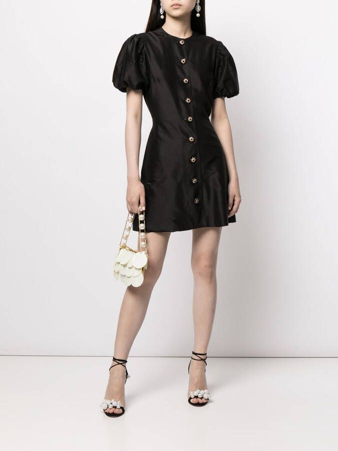 Macgraw Zijden mini-jurk Zwart