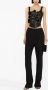 MACH & MACH Pantalon met streep Zwart - Thumbnail 2