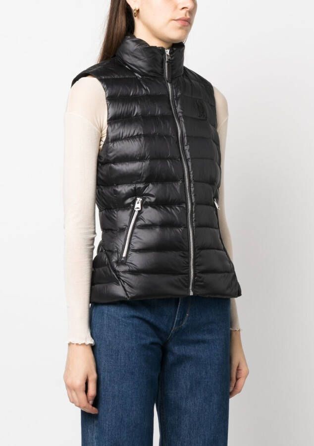 Mackage Bodywarmer met geborduurd logo Zwart