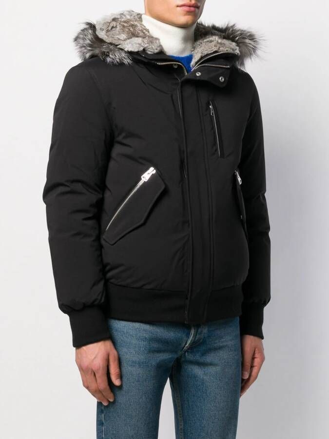 Mackage Gewatteerd bomberjack Zwart
