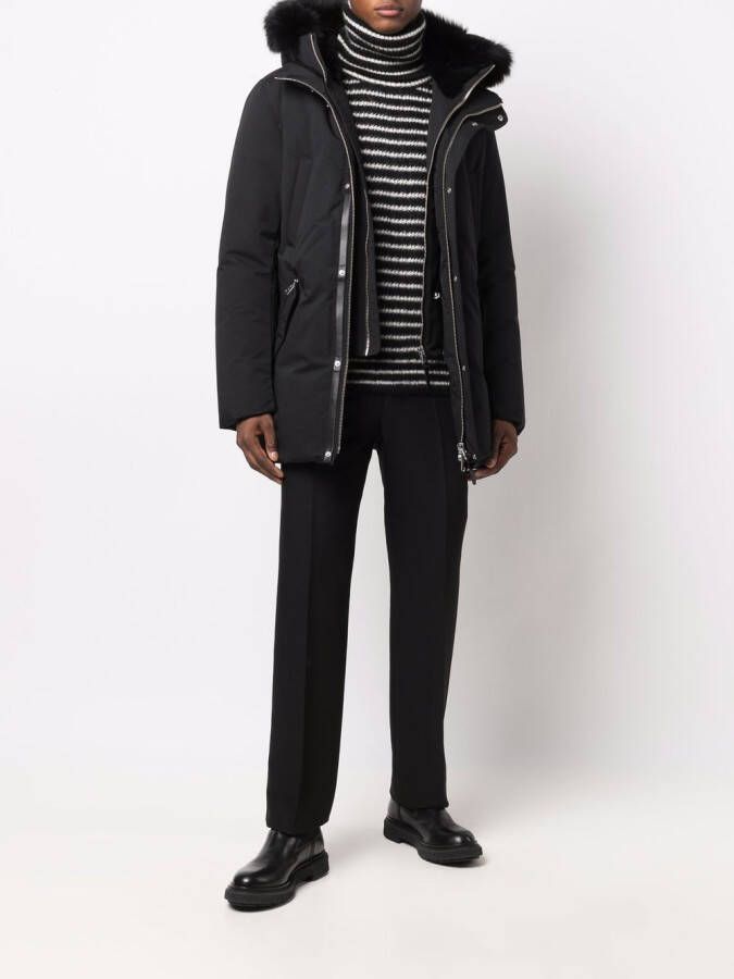 Mackage Jack met logoprint Zwart