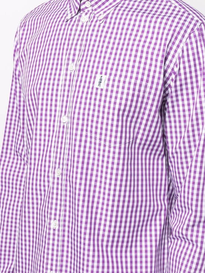 Mackintosh Button-down overhemd Paars