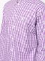 Mackintosh Button-down overhemd Paars - Thumbnail 5