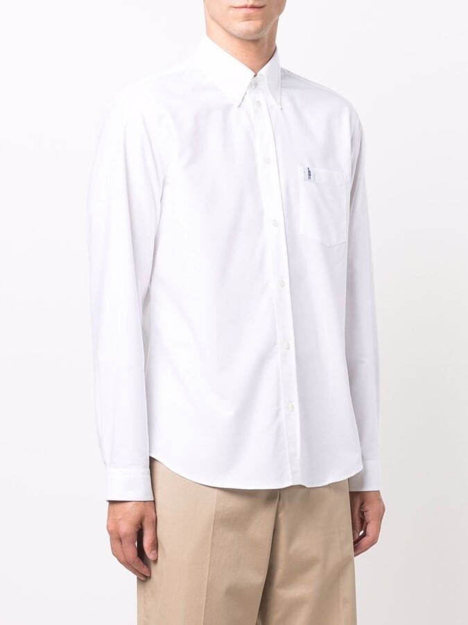 Mackintosh Button-down overhemd Wit