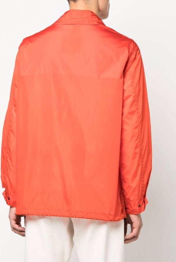 Mackintosh Button-up shirtjack Oranje