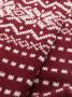 Mackintosh Gebreide sokken Rood - Thumbnail 2