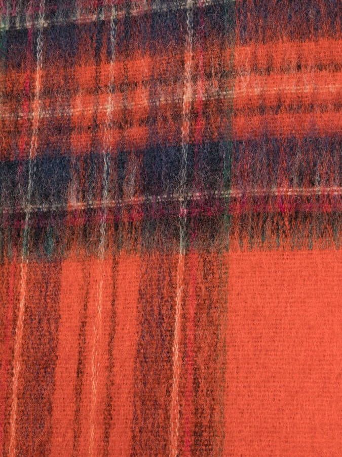 Mackintosh Geruite sjaal Oranje