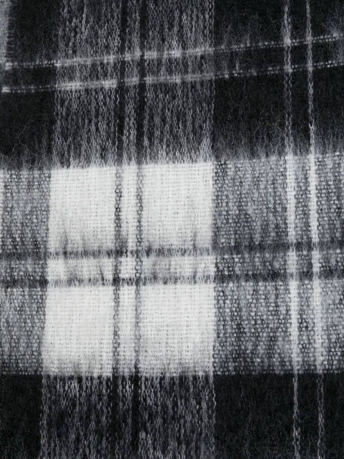 Mackintosh Geruite sjaal Zwart