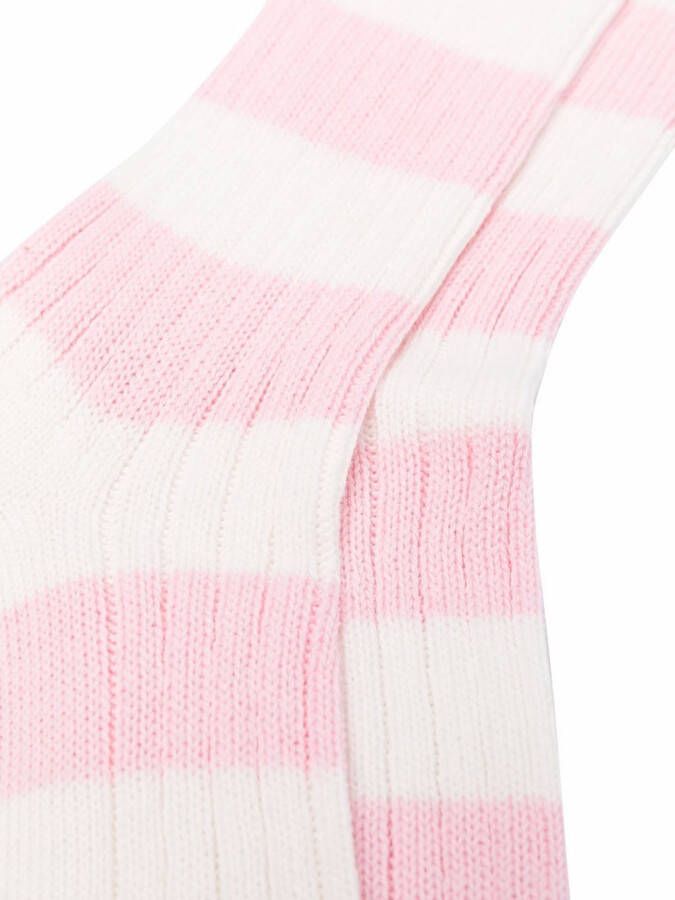 Mackintosh Gestreepte sokken Roze