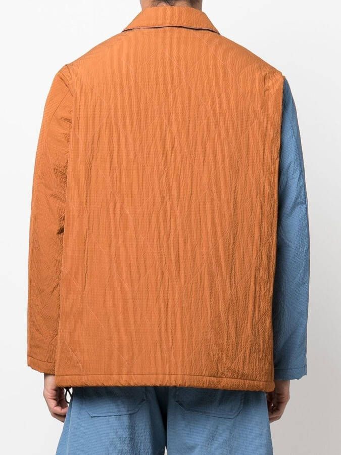 Mackintosh Gewatteerd shirtjack Blauw