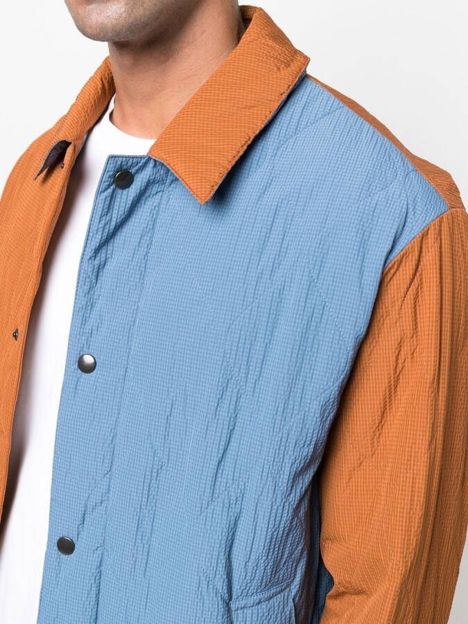 Mackintosh Gewatteerd shirtjack Blauw