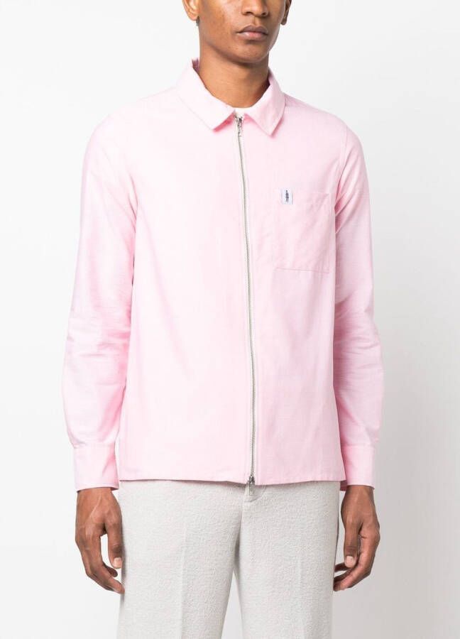 Mackintosh Overhemd met rits Roze