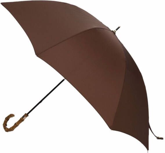 Mackintosh Paraplu met bamboe handgreep Bruin