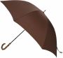 Mackintosh Paraplu met bamboe handgreep Bruin - Thumbnail 3