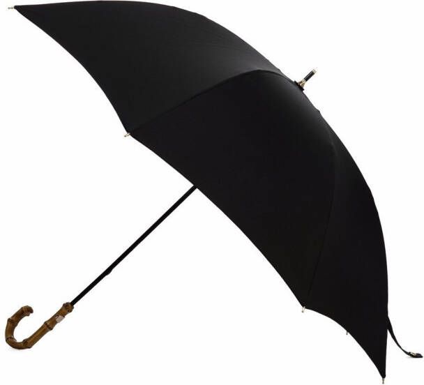 Mackintosh Paraplu met bamboe handgreep Zwart