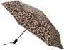 Mackintosh Paraplu met luipaardprint Beige - Thumbnail 3