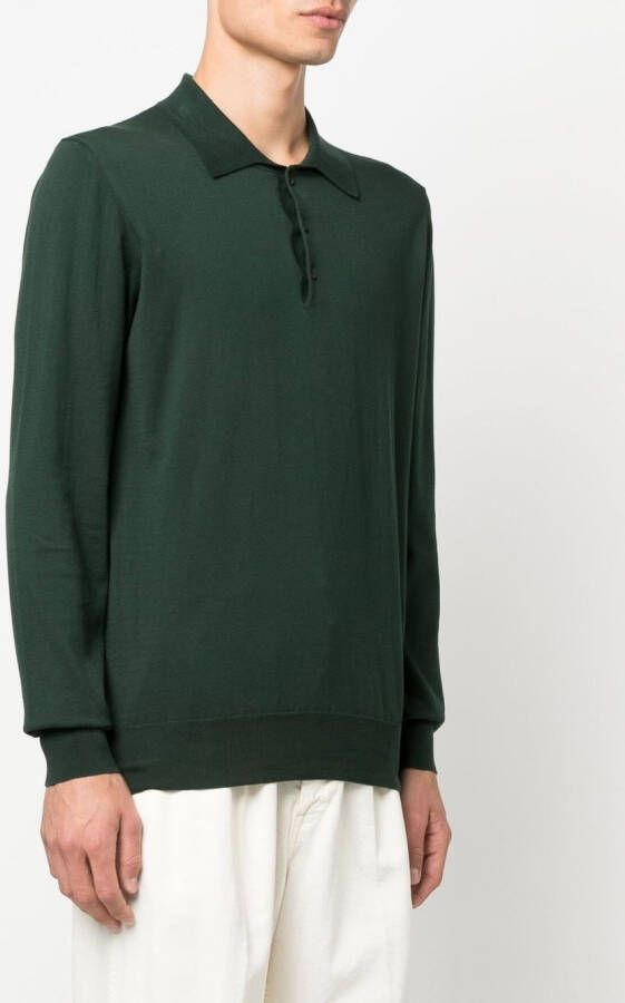 Mackintosh Poloshirt verfraaid met stras Groen