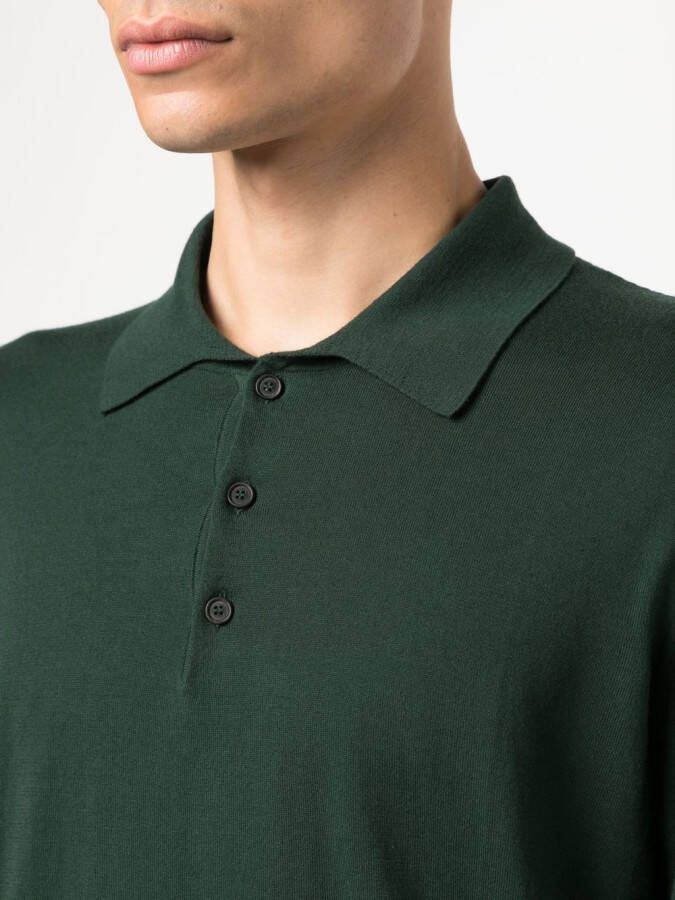 Mackintosh Poloshirt verfraaid met stras Groen