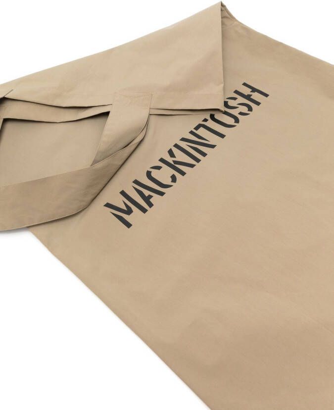 Mackintosh Shopper met logoprint Beige