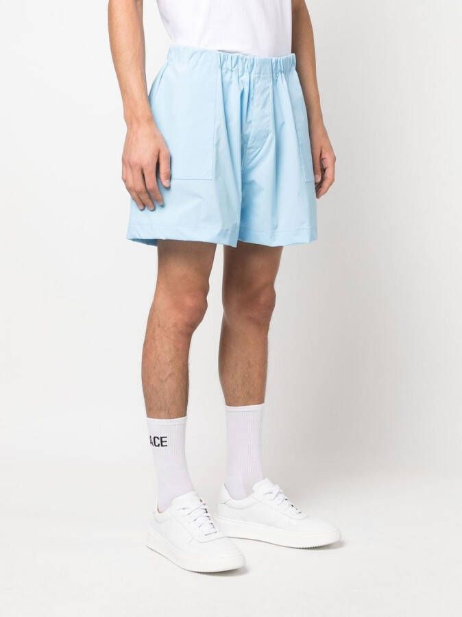 Mackintosh Shorts met elastische tailleband Blauw