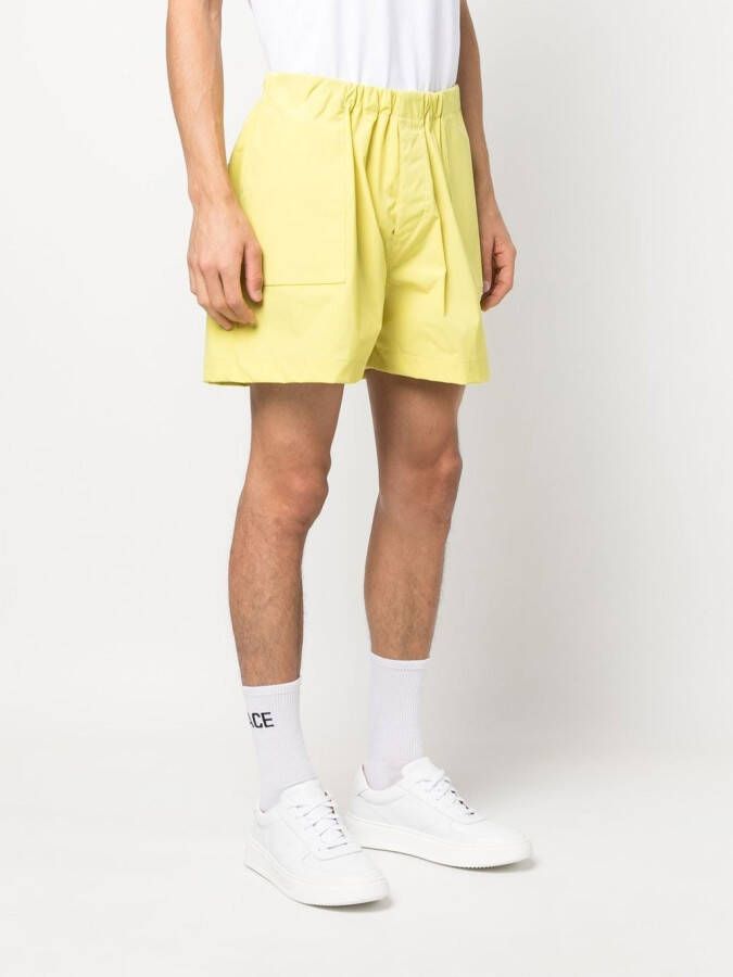 Mackintosh Shorts met elastische tailleband Geel