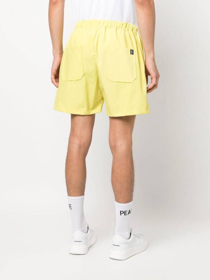 Mackintosh Shorts met elastische tailleband Geel