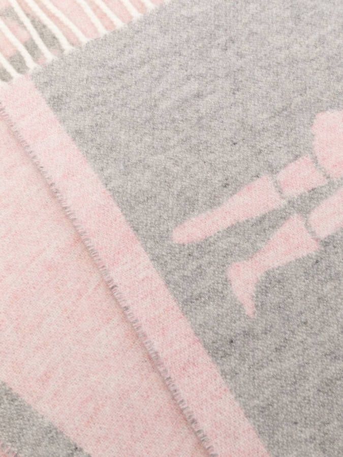 Mackintosh Sjaal met logo Roze