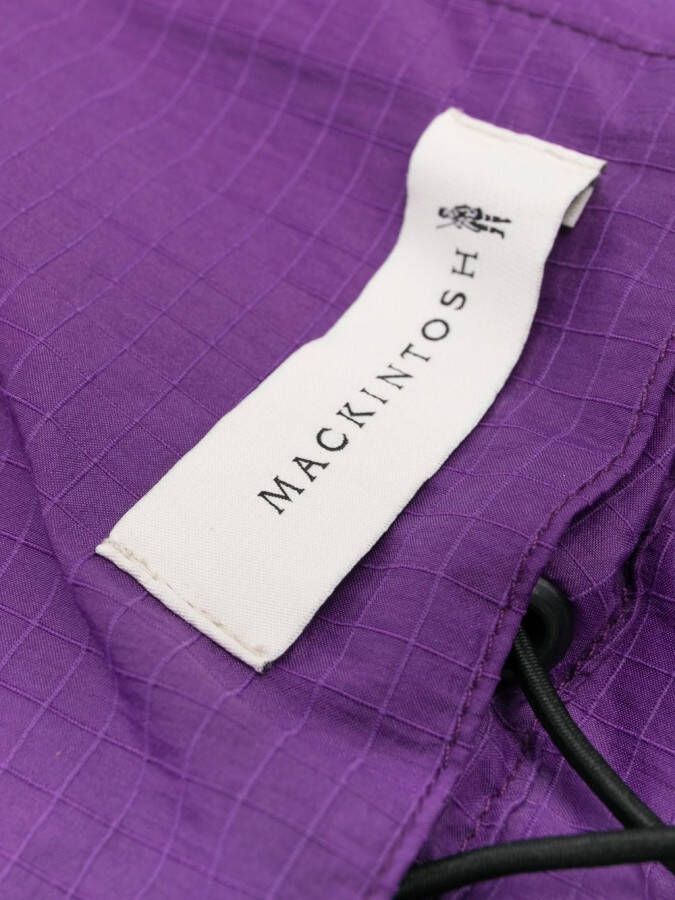 Mackintosh Sjaal met logopatch Blauw