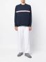Mackintosh Sweater met horizontale streep Blauw - Thumbnail 2