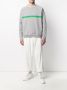 Mackintosh Sweater met horizontale streep Grijs - Thumbnail 2