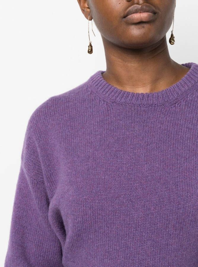 Mackintosh Sweater met ronde hals Paars