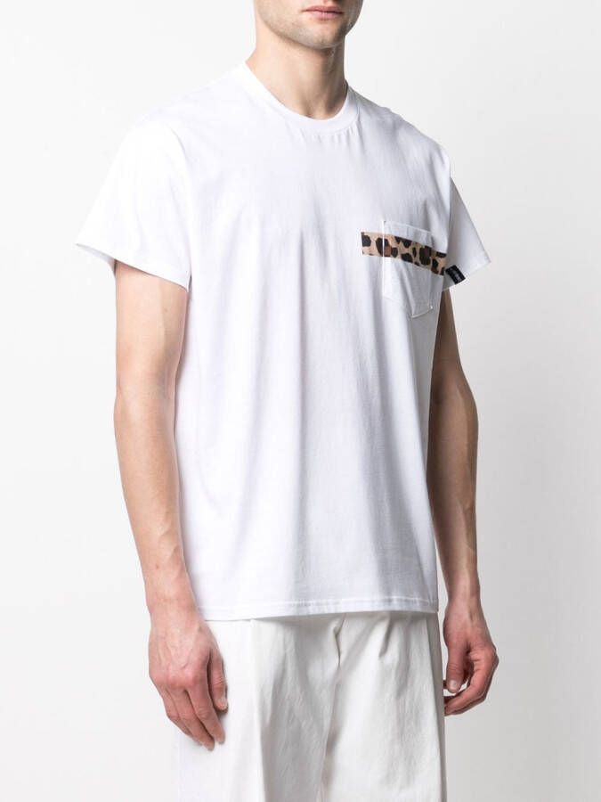 Mackintosh T-shirt met horizontale streep Wit