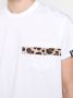 Mackintosh T-shirt met horizontale streep Wit - Thumbnail 5