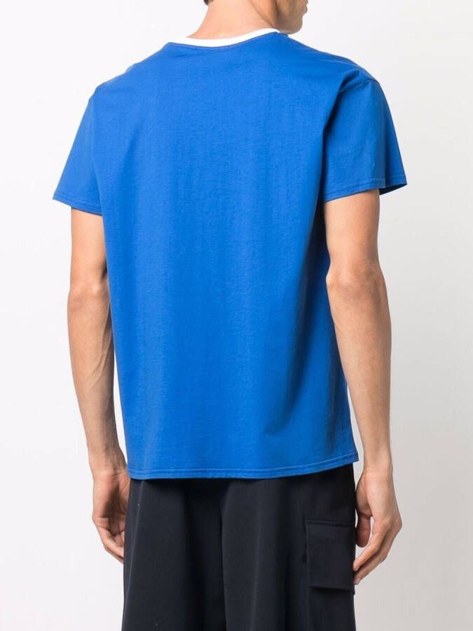 Mackintosh T-shirt met logopatch Blauw