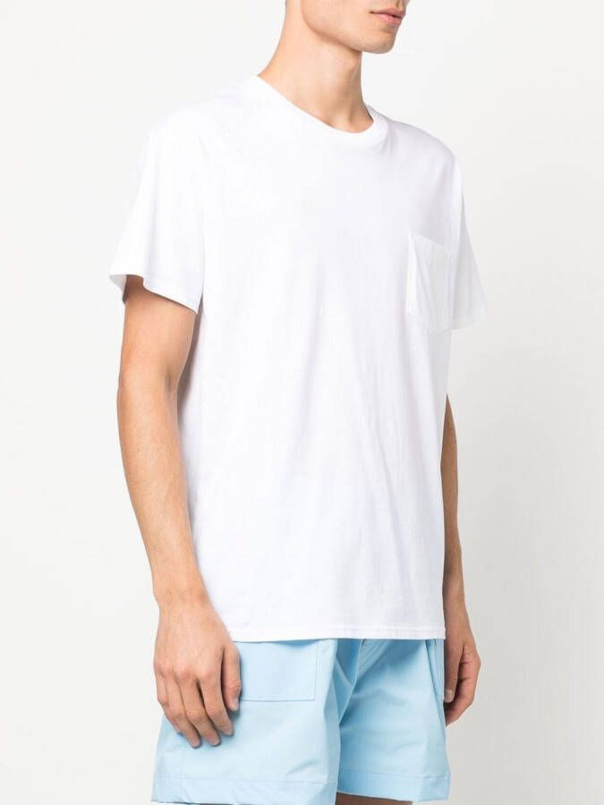 Mackintosh T-shirt met opgestikte zak Wit