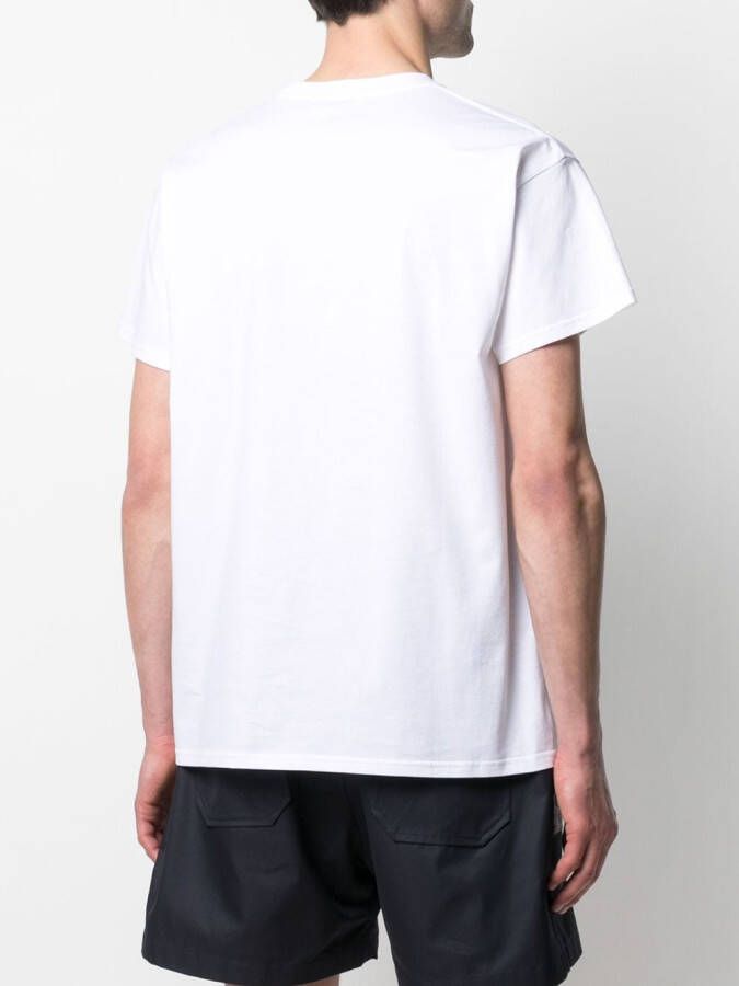 Mackintosh T-shirt met print Wit