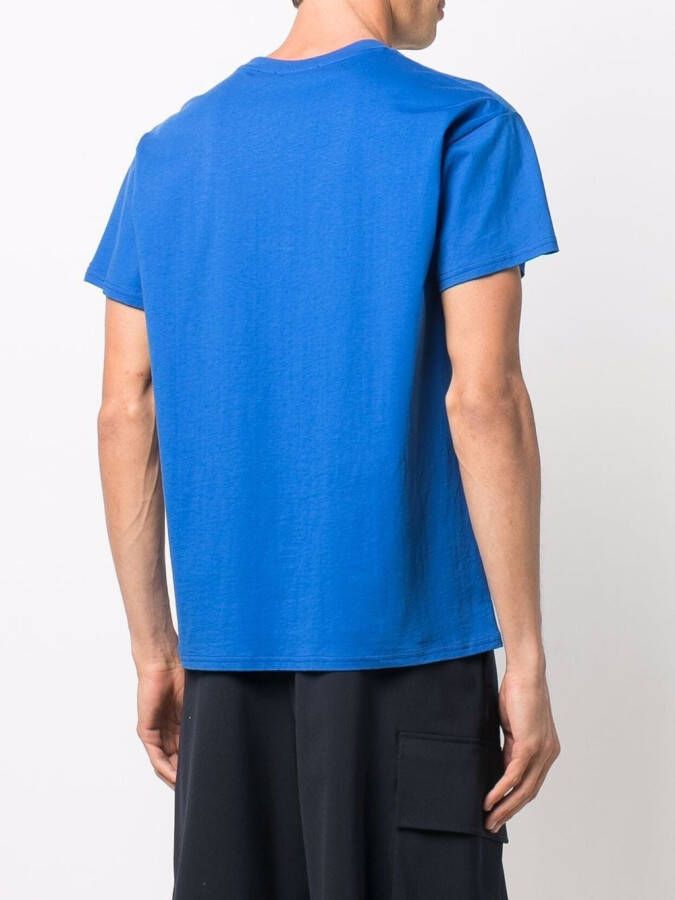 Mackintosh T-shirt met streepdetail Blauw