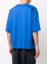 Mackintosh T-shirt met verlaagde schouders Blauw - Thumbnail 4