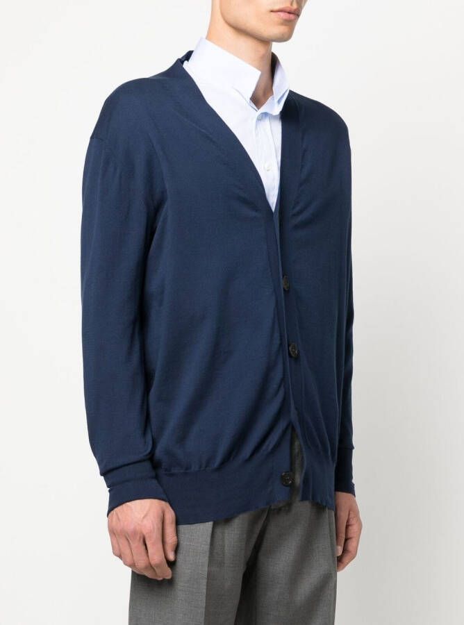 Mackintosh Vest met logopatch Blauw