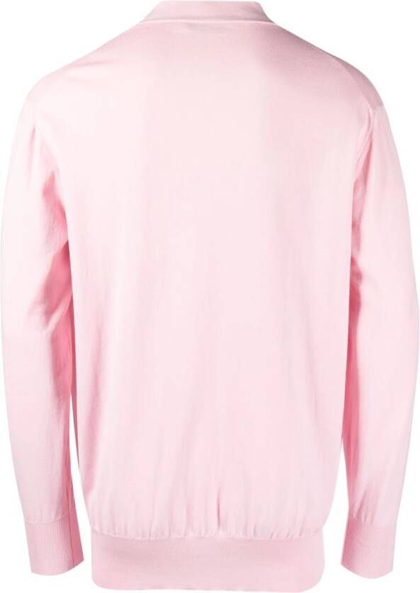 Mackintosh Vest met V-hals Roze