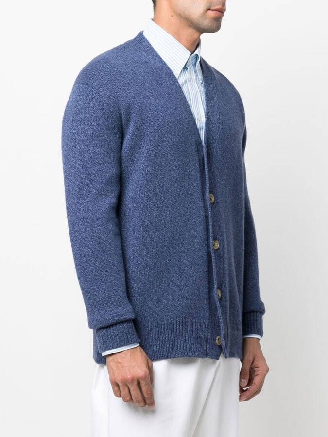 Mackintosh Vest van wolmix Blauw