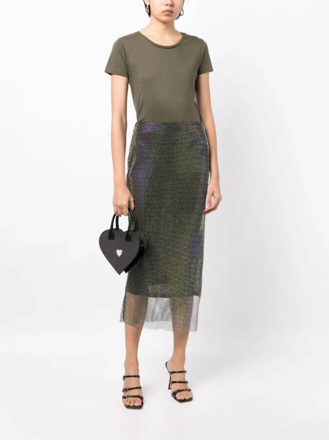 Madison.Maison T-shirt met kapmouwen Groen